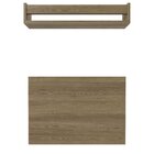 Conjunto De Mesa Dobrável E Prateleira Para Home Office Ou Es