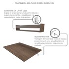 Conjunto De Mesa Dobrável E Prateleira Para Home Office Ou Es