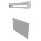 Conjunto De Mesa Dobrável E Prateleira Para Home Office Ou Es