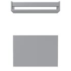 Conjunto De Mesa Dobrável E Prateleira Para Home Office Ou Es