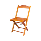 Conjunto De Mesa Dobrável Quadrada 0,78m 4 Cadeiras Madeira M