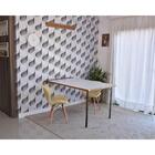 Conjunto De Mesa Dobrável Retrátil 1,40 Branco/noronha + 2 Ca