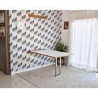 Conjunto De Mesa Dobrável Retrátil 1,40 Branco/noronha Inox +