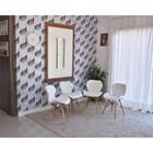 Conjunto De Mesa Dobrável Retrátil 1,40 Branco/noronha Inox +