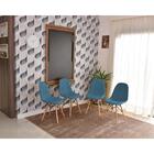 Conjunto De Mesa Dobrável Retrátil 1,40 Preto/noronha + 4 Cad