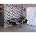 Conjunto De Mesa Dobrável Retrátil 1,40 Preto/noronha Inox +