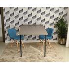 Conjunto De Mesa Dobrável Retrátil 1,40 Volpi + 2 Cadeiras Ei