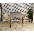 Conjunto De Mesa Dobrável Retrátil 1,40 Volpi + 2 Cadeiras Ei