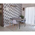 Conjunto De Mesa Dobrável Retrátil 1,40 Volpi + 4 Cadeiras Ei