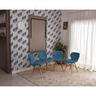 Conjunto De Mesa Dobrável Retrátil 1,40 Volpi + 4 Cadeiras Sl