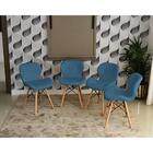 Conjunto De Mesa Dobrável Retrátil 1,40 Volpi + 4 Cadeiras Sl