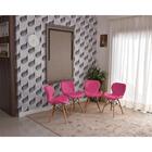 Conjunto De Mesa Dobrável Retrátil 1,40 Volpi + 4 Cadeiras Sl