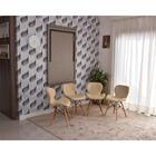 Conjunto De Mesa Dobrável Retrátil 1,40 Volpi + 4 Cadeiras Sl