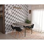 Conjunto De Mesa Dobrável Retrátil 1,40 Volpi + 4 Cadeiras Sl