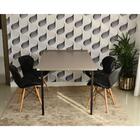 Conjunto De Mesa Dobrável Retrátil 1,40 Volpi + 4 Cadeiras Sl