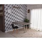 Conjunto De Mesa Dobrável Retrátil 1,40 Volpi Inox + 2 Cadeir