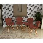 Conjunto De Mesa Dobrável Retrátil 1,40 Volpi Inox + 4 Cadeir