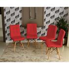 Conjunto De Mesa Dobrável Retrátil 1,40 Volpi Inox + 4 Cadeir