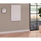 Conjunto De Mesa Dobrável Retrátil 100cm Branca Com 2 Cadeira