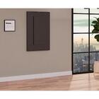 Conjunto De Mesa Dobrável Retrátil 100cm Preta Com 2 Cadeiras