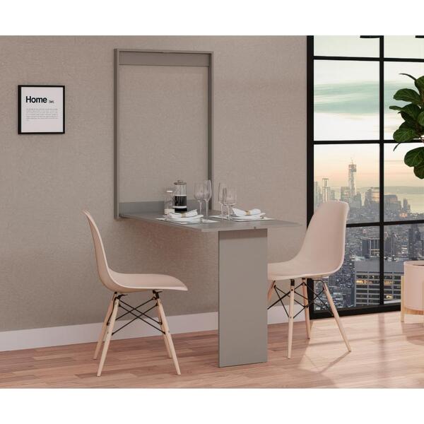 Conjunto De Mesa Dobrável Retrátil 100cm Volpi Com 2 Cadeiras