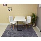 Conjunto De Mesa Dobrável Retrátil 120 X 75 Branca + 2 Cadeir
