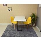 Conjunto De Mesa Dobrável Retrátil 120 X 75 Branca + 2 Cadeir