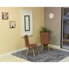 Conjunto De Mesa Dobrável Retrátil 120 X 75 Branca + 2 Cadeir