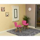 Conjunto De Mesa Dobrável Retrátil 120 X 75 Branca + 2 Cadeir