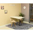 Conjunto De Mesa Dobrável Retrátil 120 X 75 Branca + 2 Cadeir