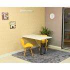 Conjunto De Mesa Dobrável Retrátil 120 X 75 Branca + 2 Cadeir