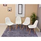 Conjunto De Mesa Dobrável Retrátil 120 X 75 Branca + 4 Cadeir