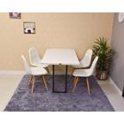 Conjunto De Mesa Dobrável Retrátil 120 X 75 Branca + 4 Cadeir