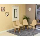 Conjunto De Mesa Dobrável Retrátil 120 X 75 Branca + 4 Cadeir