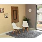 Conjunto De Mesa Dobrável Retrátil 120 X 75 Noronha + 2 Cadei