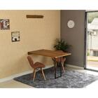 Conjunto De Mesa Dobrável Retrátil 120 X 75 Noronha + 2 Cadei