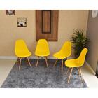 Conjunto De Mesa Dobrável Retrátil 120 X 75 Noronha + 4 Cadei