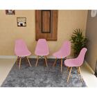 Conjunto De Mesa Dobrável Retrátil 120 X 75 Noronha + 4 Cadei