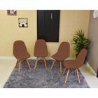 Conjunto De Mesa Dobrável Retrátil 120 X 75 Preta + 4 Cadeira