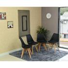 Conjunto De Mesa Dobrável Retrátil 120 X 75 Volpi + 4 Cadeira