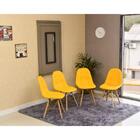 Conjunto De Mesa Dobrável Retrátil 120 X 75 Volpi + 4 Cadeira