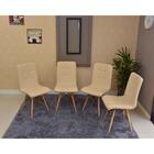 Conjunto De Mesa Dobrável Retrátil 120 X 75 Volpi + 4 Cadeira