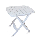 Conjunto De Mesa E 2 Cadeiras Plásticas Dobrável Branca - Ant