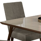 Conjunto De Mesa E 4 Cadeiras D001 - Kappesberg - Walnut / Ma