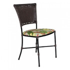 Conjunto de Mesa e 4 Cadeiras Gramado para Área Externa e Int