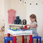 Conjunto De Mesa E Cadeiras Infantil Constru Kids Keter