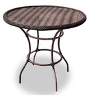 Conjunto De Mesa Fibra Sintética Arcobalena - 4 Poltronas + 1