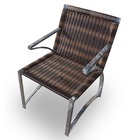 Conjunto De Mesa Fibra Sintética Melon - 4 Cadeiras + 1 Mesa