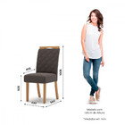 Conjunto De Mesa Henn Lins Com 6 Cadeiras Bella 1,60 Tampo De