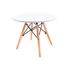 Conjunto De Mesa Infantil Well Branca Com 4 Cadeiras Eames Pr